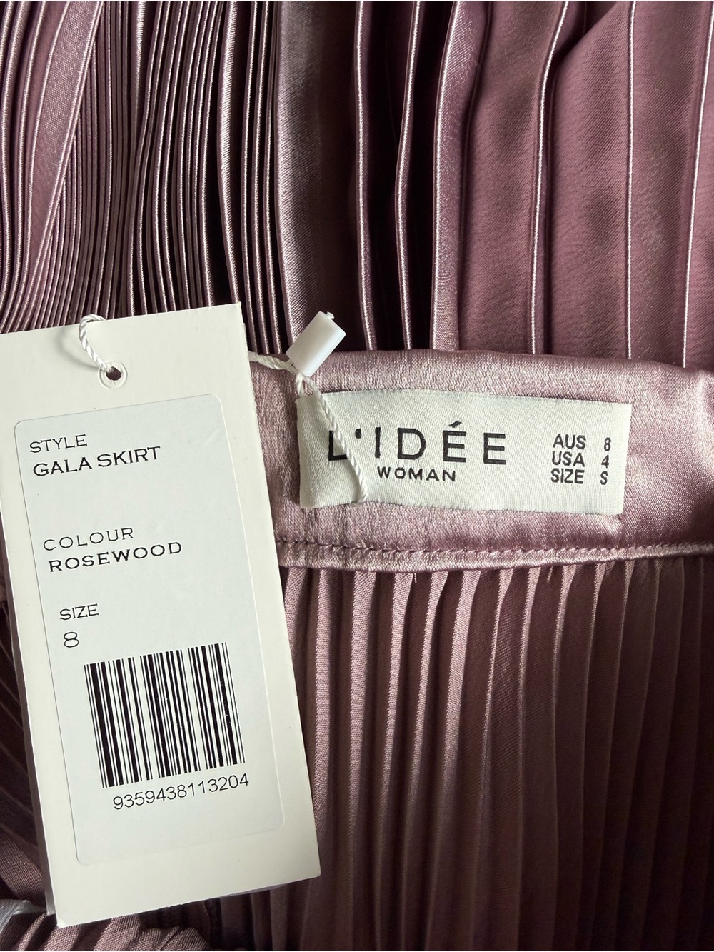LIDEE SET MARMONT TOP + GALA SKIRT ROSEWOOD, Small, NWT - Picture 6 of 6